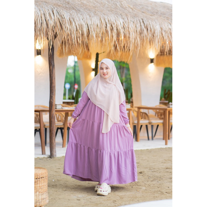 Sienna Dress Vol. 2 | Nameera Style | Gamis Rayon Daily Premium, Adem Busui Friendly