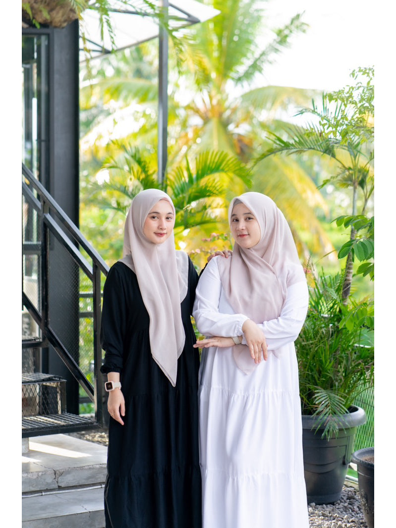 Sienna Dress - Nameera Style | Gamis Rayon Basic Premium, Adem, Busui Friendly
