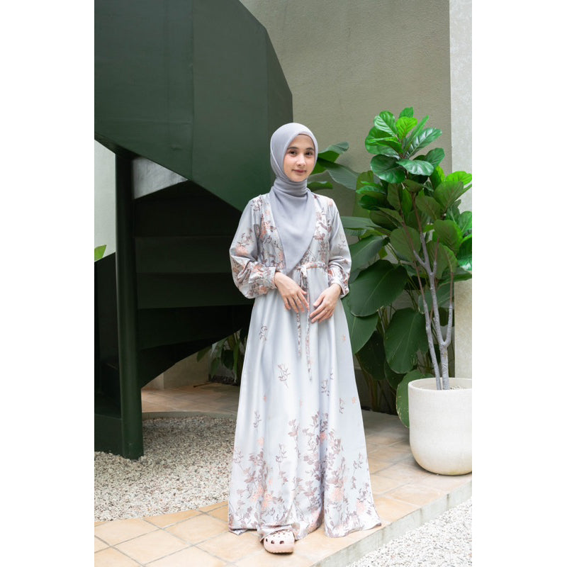 CLARA DRESS - NAMEERA STYLE | Dress Silk Premium Bunga