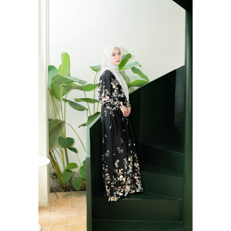CLARA DRESS - NAMEERA STYLE | Dress Silk Premium Bunga