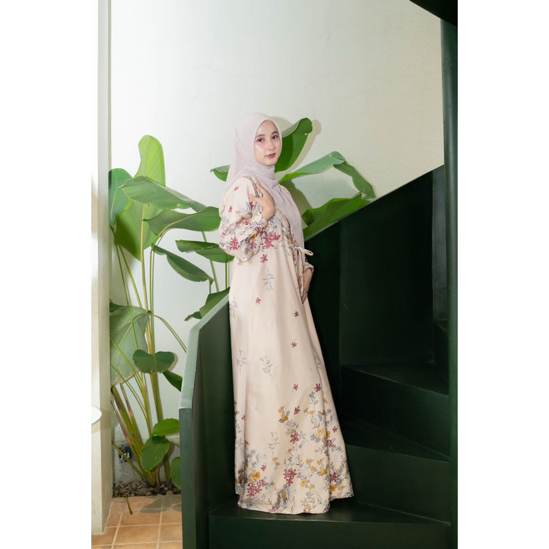 CLARA DRESS - NAMEERA STYLE | Dress Silk Premium Bunga