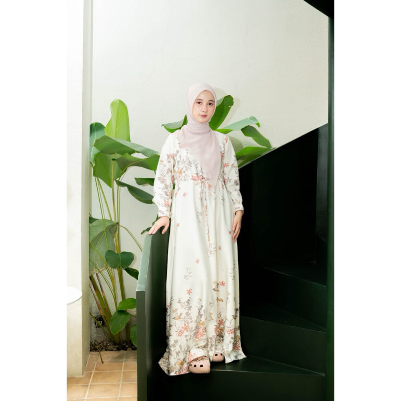 CLARA DRESS - NAMEERA STYLE | Dress Silk Premium Bunga
