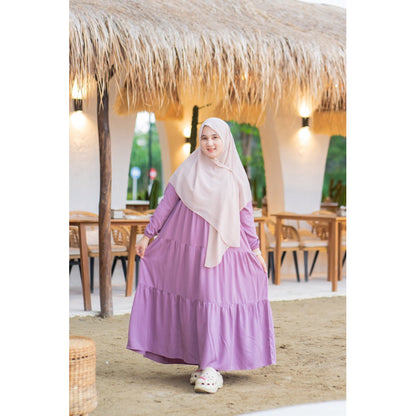 Sienna Dress Vol. 2 | Nameera Style | Gamis Rayon Daily Premium, Adem Busui Friendly