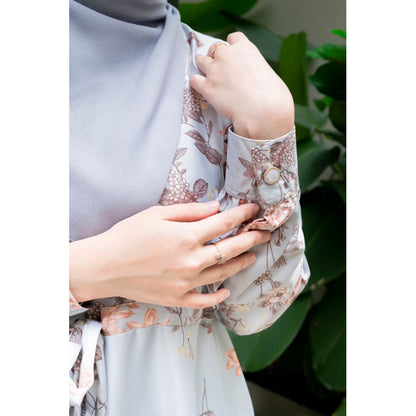 CLARA DRESS - NAMEERA STYLE | Dress Silk Premium Bunga