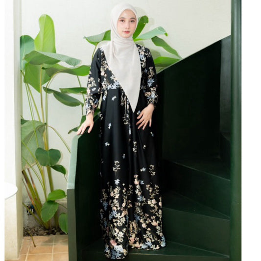 CLARA DRESS - NAMEERA STYLE | Dress Silk Premium Bunga